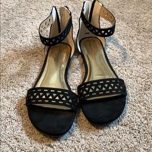 Flat Black Sandals